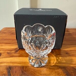 Vintage Waterford Crystal Footed Potpourri Bowl